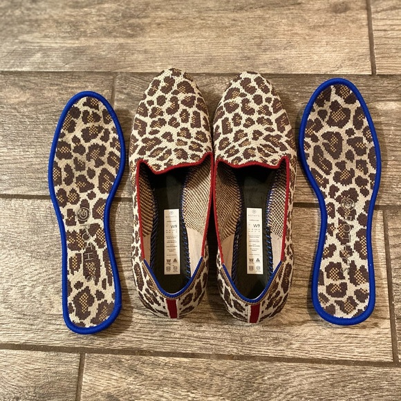 Rothy’s Mocha Spot Loafers Shoes Sz 9 - Picture 5 of 8